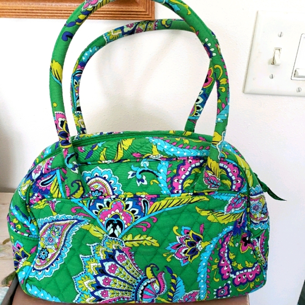 Vera Bradley Green Theme "Like New" !!